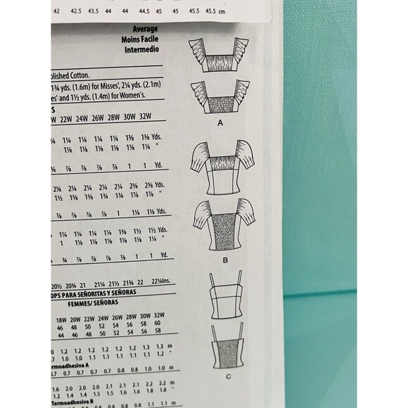 McCall's M8200 Misses 8 to 16 Peasant Tops and Halters Sewing Pattern Uncut - Picture 6 of 7